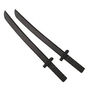 Katara 1771 (Plusieurs Modèles) Épée Noire en Mousse, Jouet Pour Garçons, Accessoire De Costume Ninja, Chevalier Ou Guerrier, 55cm Set De 2 (Corimori (Envoi rapide), neuf)