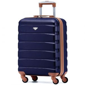 Flight Knight Bagage Cabine Leger a 4 Roues en ABS Approuve par Plus De 30 Compagnies Aeriennes, Dont Air France, easyJet et Ryanair (Priority) 55x40x20cm (Prime Brands Group FR, neuf)