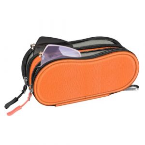 FINTIE &Eacute;tui Lunettes Souple pour 2 Paires de Lunettes - Double Boite Lunettes de Soleil avec Fermeture &eacute;clair pour Hommes et Femmes (South Magic EU, neuf)