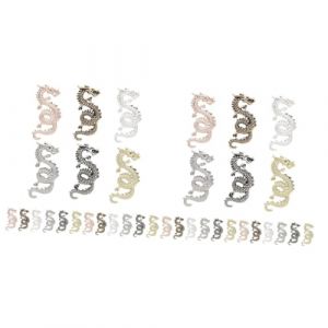 Beaupretty 2 Ensembles Decoration Ongle D&eacute;coration Ongles Nail Art Strass Pour Le Visage Pinceaux Charme D'ongle De Dragon Charmes D'ongles De Style Chinois Alliage D'aluminium 30 Pi&egrave;ces * 2 (lorianca, neuf)