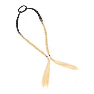 CLISPEED Extension de Queue de Cheval Tress&eacute;e pour Femme avec Cordelette Perruque Tress&eacute;e (Yeahzl, neuf)