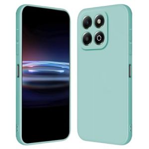 RankOne Coque pour Honor 200 Smart/Honor X7C (6.8" inches) &Eacute;tui en Silicone TPU Souple - Cyan Clair (Rankone, neuf)