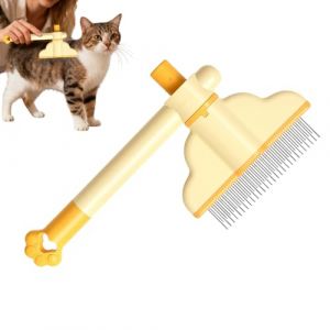 Peigne pour chat &ndash; Brosse confortable antid&eacute;rapante pour poils d'animaux domestiques, peigne compact | Brosses de toilettage pour chiot, bain, int&eacute;rieur et ext&eacute;rieur, maison, animal domestique (yiershao, neuf)