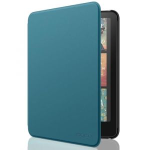 MoKo Étui Compatible avec 7" Kindle Paperwhite (12th Generation-2024) and Kindle Colorsoft Signature Edition 2024, Etui léger avec Auto Wake/Sleep pour Kindle Paperwhite 2024, Bleu Vert (Amoi Channel, neuf)