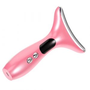 Beaupretty appareil facial instrument de beauté du cou appareil de soins de la peau les rides machine dispositif de décolleté masseur de visage appareil de soin du cou abdos rose (lorianca, neuf)