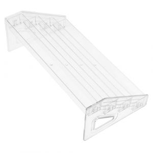 BIUDECO Pr&eacute;sentoir &agrave; Cartes de V&oelig;ux en Acrylique Transparent 4 Niveaux Escalier &Eacute;tag&egrave;re Multifonction pour Vernis &agrave; Ongles et Parfums Rangement Compact pour Comptoir Organisation (XUETN, neuf)