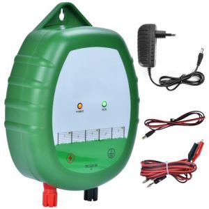 10 KM electrificateur cloture electrique, ELectrificateur De ClôTure Electrique Imperméable ClôTure éLectrique Pour Animaux Pasteur Élevage d'animaux Clôtures électriques pour moutons (Ronghaonan, neuf)