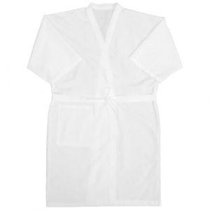 DECHOUS Robe Coiffeur Adulte L&eacute;g&egrave;re et S&eacute;chage Rapide Cape Salon de Coiffure Protectrice pour Coupe et Coloration Blouse Coiffeur Unisexe (Delicious.C, neuf)