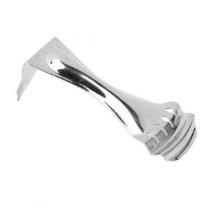 Cordier incurv&eacute; Guitare M&eacute;tal Alliage de Zinc 4 Cordes Guitares &agrave; R&eacute;sonateur F14 Ton Argent (GZYIYEDIANZI, neuf)