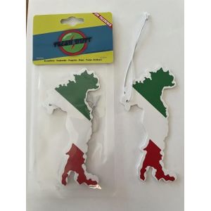 Déodorant rafraîchissant refroidisseurs Parfum Pour Voiture L'odeur de citron dans la Drapeau Italie (Meissner Trading, neuf)