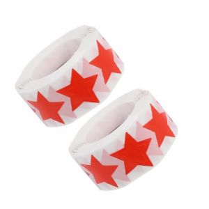 VICASKY Lot de 2 rouleaux d'autocollants bronzants en forme d'&eacute;toile, perfor&eacute;s, autocollants pour bain de soleil, l&eacute;gers et respirants, pour bronzage, pour les jours de plage et le plaisir en plein (Belicious Helper, neuf)