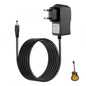 9V 1A Adaptateur D'Alimentation pour P&eacute;dale de Guitare, Chargeur Compatible avec Boss, Roland, Casio, Digitech, MXR, Behringer, et Autres P&eacute;dales d'Effets, Chargeur Mural 2m Connecteur 5.5 mm x 2.1 mm (shenzhenshiqiuchunmaoyiyouxiangongsi, neuf)