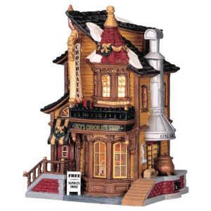 Lemax : Lucy's Chocolate Shop : Porcelaine H13.50cm (Brick Takeover GmbH, neuf)