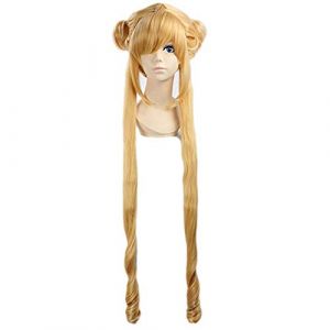 LINLINCD -Anime Coser Wig Cosplay Perruques Anime Sailor Moon perruque avec perruque gratuite Cosplay Sailor Moon (Color : 2) (Color : 2) (qiu lai shan mao hang, neuf)