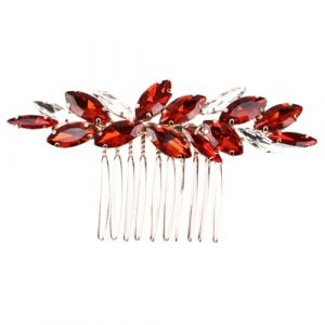 Ipetboom Peigne &Agrave; Cheveux Mari&eacute;e Cheveux C&ocirc;t&eacute; Peigne Accessoires De Cheveux De Mari&eacute;e Cheveux De Mariage Cheveux C&ocirc;t&eacute; Peigne Barrette De Mari&eacute;e Casque De Mari&eacute;e Peignes Pour Femmes Mari&eacute;e (hikarish, neuf)