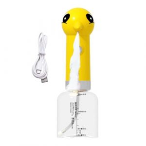 Distributeur de savon &eacute;lectrique pour chien &ndash; Machine automatique de nettoyage de mousse pour chien | Pulv&eacute;risateur de shampooing pour chien et chat avec brosse pour le bain de chien et de chat (hongdia, neuf)