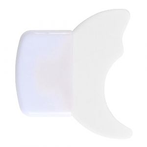 Le déflecteur 'applicateur de cils en silicone empêche les résidus cosmétiques, le mascara délicat sur la peau aide à protéger les cils du maquillage (blanc) (Taikune, neuf)