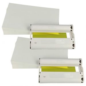 vhbw 2X Cartouches d'encre Cyan/Magenta/Jaune Compatible avec Canon Selphy CP100, CP1000, CP1200, CP1300, CP200, CP220, CP300, CP330 imprimante Photo (Pack de 2) (ElectroPapa, neuf)