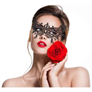 Balinco MASQUE VENEZIEN, Bal Masqué Femme, Élégant, Chauve-souris, Accessoires, Accessoire de Costume, Carnaval, Mardi Gras, Halloween, Masque Sexy pour les yeux des femmes (Masque Vénitien 3) (Balinco, neuf)
