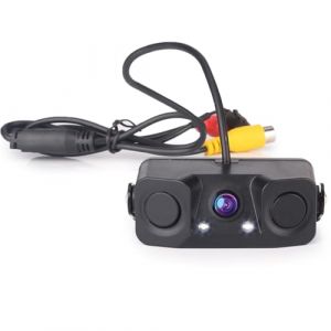 Erisin Caméra de recul 150° AHD avec Radar, Vision Nocturne, capteur de stationnement, étanche pour autoradio (Erisin-Car Multimedia, neuf)