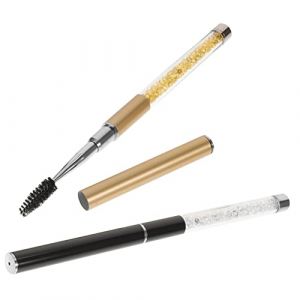 Ipetboom 2pièces Brosse à Sourcils Et Cils Lot De Pinceaux Pour Extensions De Cils Et Maquillage Outil Pratique Et Portable (Cowan Micro, neuf)