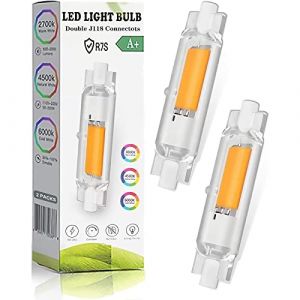 APLUSZ Ampoule LED R7S 78mm 20W Dimmable,Blanc Chaud 3000K,COB LED Ampoules 20W R7S LED Linéaire Remplacer Lampe Halogène J78 200W,Économie Énergie R7S LED ampoules Tubes (RENHUANE, neuf)