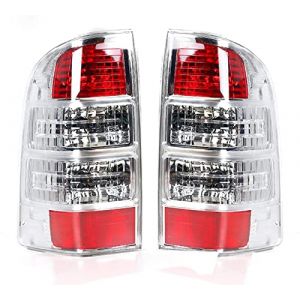 Voiture Feux Arri&egrave;re Ensemble Feu pour Ford Ranger Pickup Ute 2008 2009 2010 2011 | Auto Arri&egrave;re Lentille Stop Lampe Remplacement Accessoires (maduanlin, neuf)