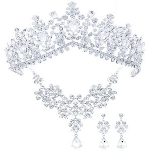 Couronne de princesse, Strass Cristal, déesse, reine, Déguisement de Noël, cosplay, Mariée Proms De Mariage Concours Princesse Parties, casque en or (PINDD, neuf)