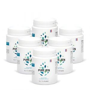 Nutripure | Pure Zen | Complément Alimentaire Anti Stress et Anxiété | Améliore la qualité du Sommeil et Favorise la Relaxation | GABA, Valériane, L-Tryptophane | 6x90 Gélules |6 Mois| Made in France (NUTRIPURE, neuf)