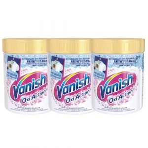 Vanish Oxi Action Booster de Blancheur - Détachant Textile & Raviveur de Blancheur - Poudre efficace dès 20° - lot de 3 x 470g (Pennguin-FR-Home, neuf)