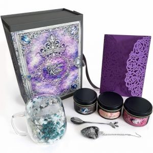 COFFRET CADEAU POUR UNE REINE &ndash; 3 Th&eacute;s Premium + Mug + Infuseur + Cuill&egrave;re + Carte &ndash; Id&eacute;e Cadeau Saint Valentin, Anniversaire, Remerciement, Femme, Amie, Soeur, Maman &ndash; T&Eacute;TI (T&Eacute;TI PARIS, neuf)