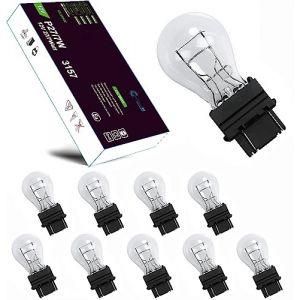 LIGHTWORLD24 Lot de 10 ampoules W2,5x16q P27/7W pour voiture type US 3157 27/7W Blanc 12V 27W 7W (Light-World-24, neuf)