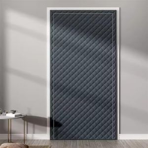 SK Studio Rideau de Porte Isolant Thermique, Rideau Occultant Anti Froid Rideaux Salon Anti Bruit pour Couloirs, Portes, Patio Bleu Marine, 80x180cm (iRich U EU, neuf)