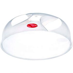 Space Home - Cloches Alimentaires - Couvercle pour Micro-Ondes avec Valve - Cloche pour le Micro Onde Universelle/Couvercle Alimentaire, Prévention Eclaboussures, Odeur, Cuisson Uniforme - 28 cm (Space Home, neuf)