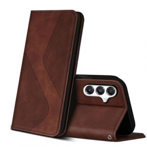 ZONNAVI Coque pour Samsung Galaxy A16 4G/5G, Premium Étui Housse en Cuir de Protection avec [Emplacements Cartes] [Magnetique], Clapet Folio Portefeuille pour Samsung A16 4G/5G (Marron) (ZONNAVI, neuf)