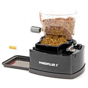 Powerfiller 3 avec Entonnoir XXL | Tubeuse &eacute;lectrique | Machine &agrave; tuber cigarettes avec entonnoir | Machine &eacute;lectrique automatique &agrave; cigarettes haut de gamme (Plusieurs couleurs : Noir) (Pro Level 3000, neuf)