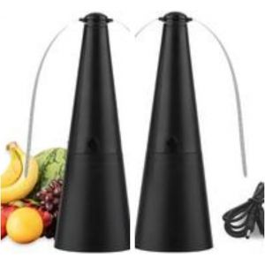 driattie 2PCS Ventilateur De Table Anti Mouche, Chasse Mouche De Table Rechargeable, Repousse Mouches avec Lames Réfléchissantes, Ventilateurs Chasse Mouche pour Pique-Nique Et Barbecue (ShuNZhIRui, neuf)