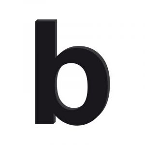 Adzif.biz Le sticker de decoration - Lettre D&eacute;corative Verre Acrylique Noir. Lettrage Adh&eacute;sif Verre Synth&eacute;tique. Lettre Autocollante pour Pr&eacute;nom, D&eacute;coration Mariage, Enseigne (Forum France, neuf)