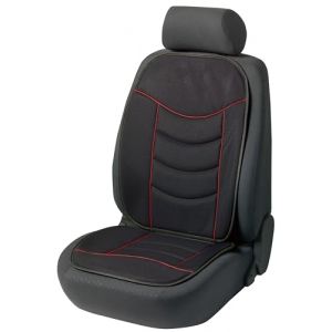 Walser Housse de siège de Voiture Elegance Plus en Noir/Rouge, Housse de Protection Universelle, Protection de siège de Voiture, Couvre-siège 14275 (WALSER - Le meilleur pour votre voiture, neuf)