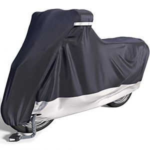 Velmia B&acirc;che Moto pour ext&eacute;rieur & int&eacute;rieur [Taille S] Housse Scooter &eacute;tanche, pour l&rsquo;Hiver, prot&egrave;ge Le Vernis & thermor&eacute;sistant (VELMIA&reg; FR, neuf)