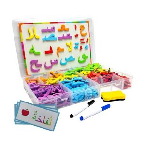 Lettres et Chiffres magnétiques pour Enfants et Adultes - 234 Lettres et Symboles - Aimants pour Enfants - Boîte, Tableau magnétique, feutres et pinceaux - Cartes en Carton à Imprimer (CARFOTECH, neuf)