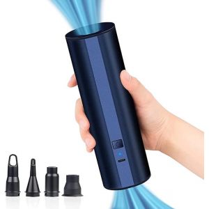Gonfleur Electrique, 2×2000mAH Pompe Electrique Matelas Gonflable, Gonfleur Électrique Rechargeable pour Matelas, Kayak, Pompe à Air Électrique Portable avec 4 Buses (FULEJIA TECH, neuf)