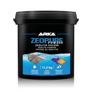 ARKA Zeopure Powder - 11,5 kg - Poudre de zéolithe Efficace (50 microns) pour la réduction de l'ammonium, du Nitrate & du Phosphate, améliore la qualité de l'eau dans Tous Les Aquariums. (meingartencenter24 (Allemagne), neuf)
