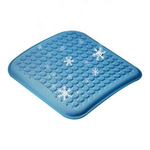 Tyasoleil Coussin de siège en Gel, Double épaisseur, Respirant, Design nid d'abeille, pour siège de Voiture, Bureau, Maison, Fauteuil Roulant (Bleu) (ZHC Way direct, neuf)