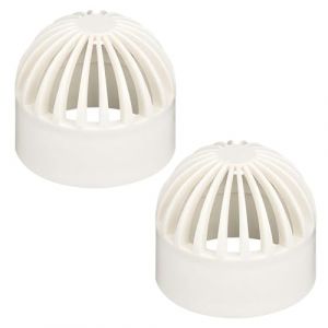 Ctyjia 2 Pièces Bouchon D'aération en PVC, Diamètre Intérieur 32mm Raccords De Tuyau D'aquarium, Accessoires de Tuyauterie de Débordement pour Aquarium Marin (Ctixi-eu, neuf)