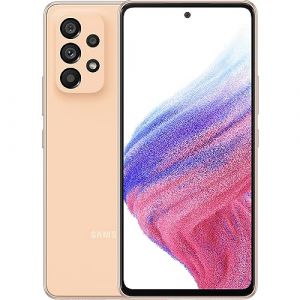 Samsung A536B/DS Galaxy A53 5G Dual SIM (6.5'' - 6/128GB) Peach (F-Service FR, neuf)