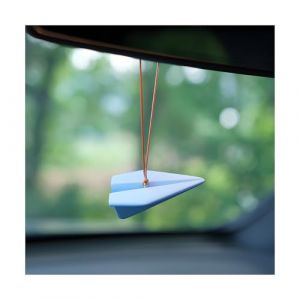 CGEAMDY Pendentif Pour Rétroviseur De Voiture, Ornement Voiture D'avion Papier, Pendentif Rétroviseur Avion En Papier, Décoration Intérieure Rétroviseur Avion Papier Accessoires Voiture(Bleu) (CGE Auto, neuf)