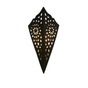 traditionalBM Applique murale marocaine artisanale en fer forg&eacute; &ndash; Lanterne orientale d&eacute;corative &ndash; Hauteur 44 cm (TopVenteFrance, neuf)