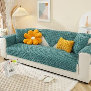 WYJHNLBEDC Housse de canap&eacute; 3 places, Housses de canap&eacute; 2 places, Prot&egrave;ge-canap&eacute;s contre les animaux, Couverture en velours pour canap&eacute;/canap&eacute;-lit/forme L/4 places/chaise/fauteuil (Absolutely perfect, neuf)