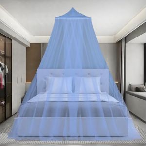 Moustiquaire Lit, Auvent de Lit Bébé, Moustiquaire Lit Simple/Double 0,6 mx2,5 mx10,5 m, Tente de Lit pour Enfants, Filles, Moustiquaire Universelle pour Lit Adulte/Enfant, Auvent de Voyage Pliable (LLDWE, neuf)